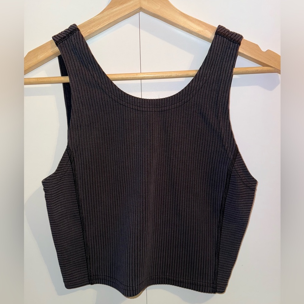 LULULEMON RIBBED SOFTSTREME CROPPED TANK TOP